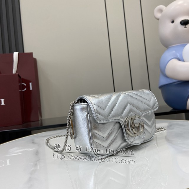 Gucci專櫃古馳最新款Marmont系列超迷你手袋鏈條女包 jh2061型號：476433